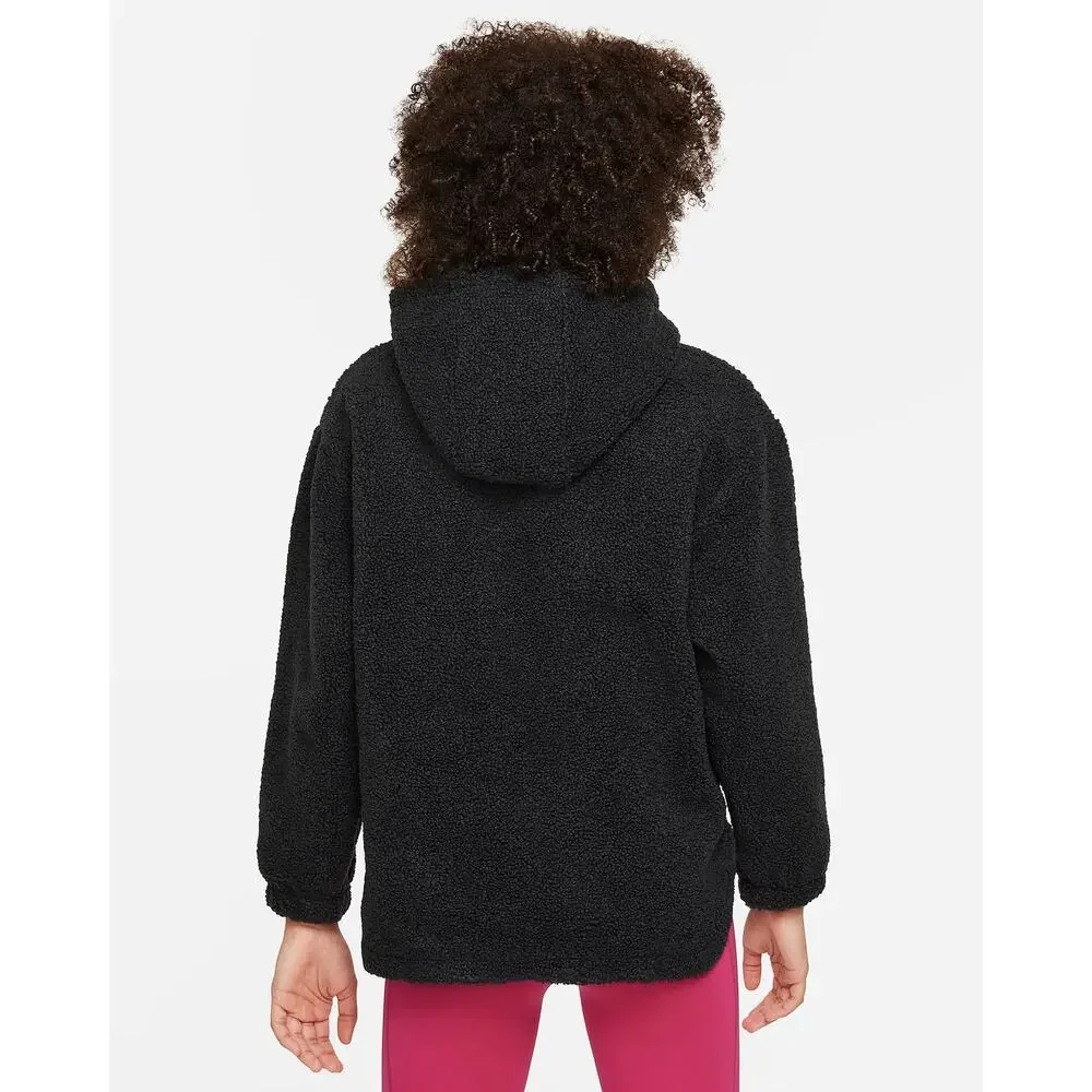 Nike High Pile Fleece Girl's Therma FIT Training Jacket Cozy Activewear NWT M